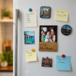 My Heart. My Home. My Mom. – Personalized Wooden Photo Fridge Magnet - Image 7