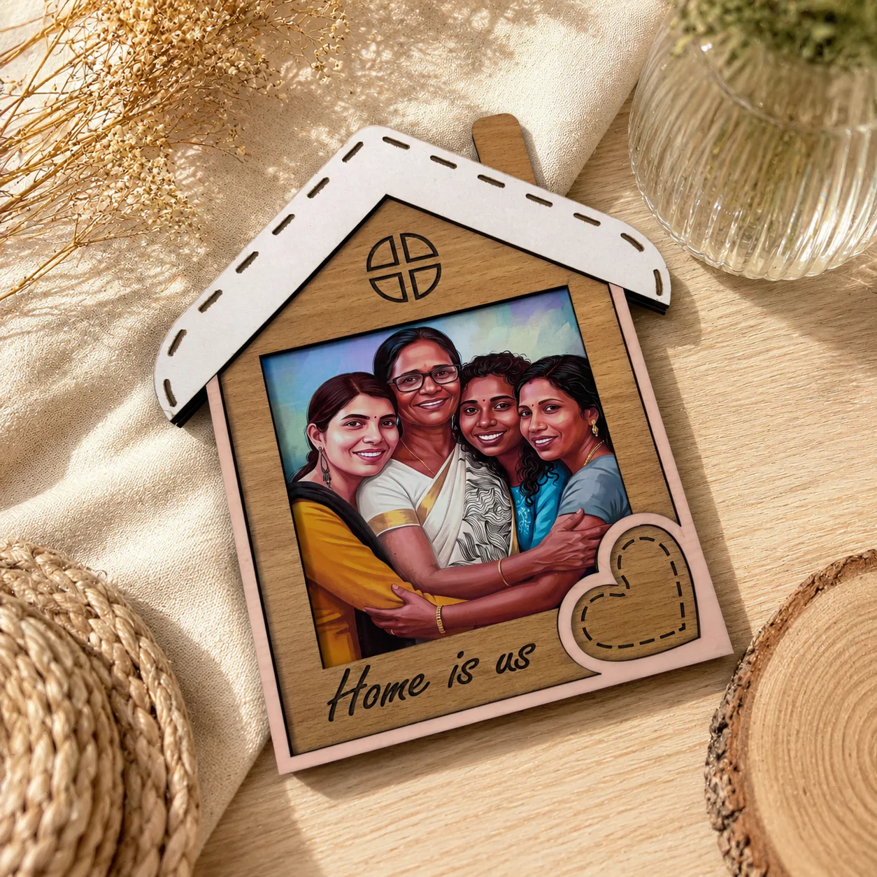 Home is Us Memory Wooden Frame - Image 5
