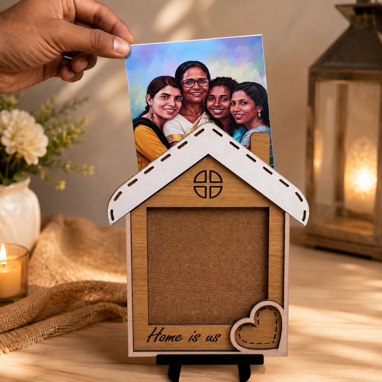 Home is Us Memory Wooden Frame - Image 4