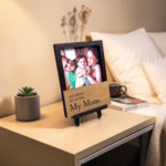 My Heart. My Home. My Mom. – Personalized Wooden Photo Fridge Magnet - Image 6
