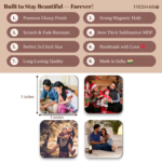 Personalized Photo Fridge Magnet Set of 4 - Image 4