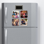 Personalized Photo Fridge Magnet Set of 4 - Image 5