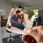 Personalized Photo Fridge Magnet Set of 4 - Image 2