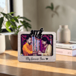 Custom Wooden Bhai Photo Magnet