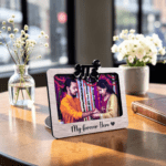 Custom Wooden Bhai Photo Magnet - Image 2